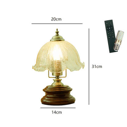 Lighteme Retro Flower Glass Table Lamp