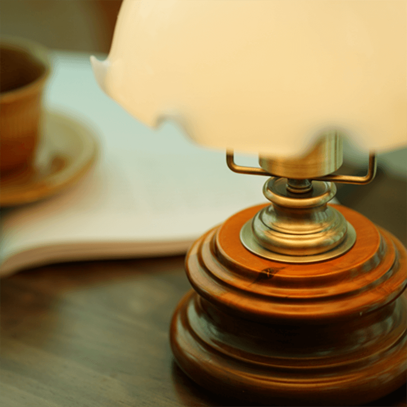 Lighteme Retro Flower Glass Table Lamp