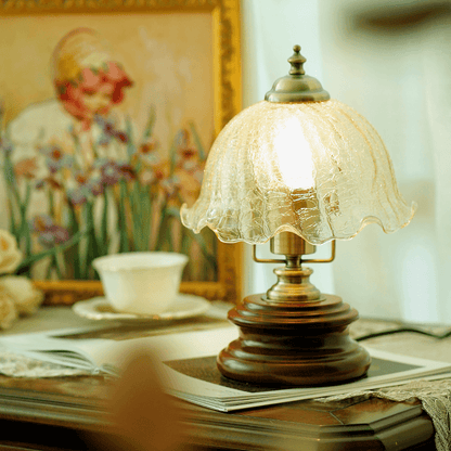 Lighteme Retro Flower Glass Table Lamp