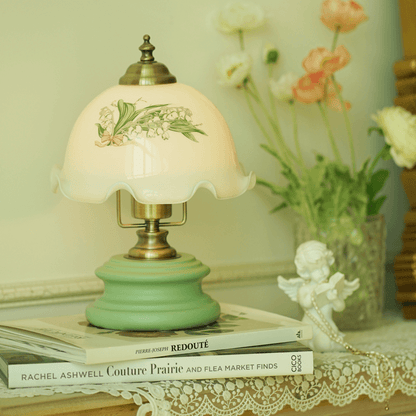 Lighteme Retro Flower Glass Table Lamp