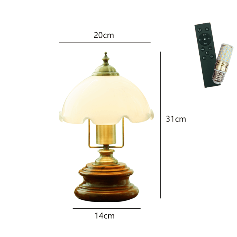 Lighteme Retro Flower Glass Table Lamp