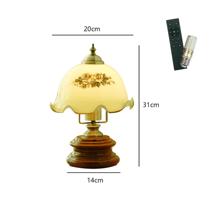 Lighteme Retro Flower Glass Table Lamp