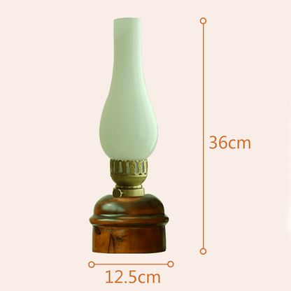 Lampe de table rétro Lighteme en forme de kérosène