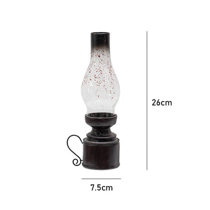 Bougeoir en verre rétro en forme de kérosène Lighteme