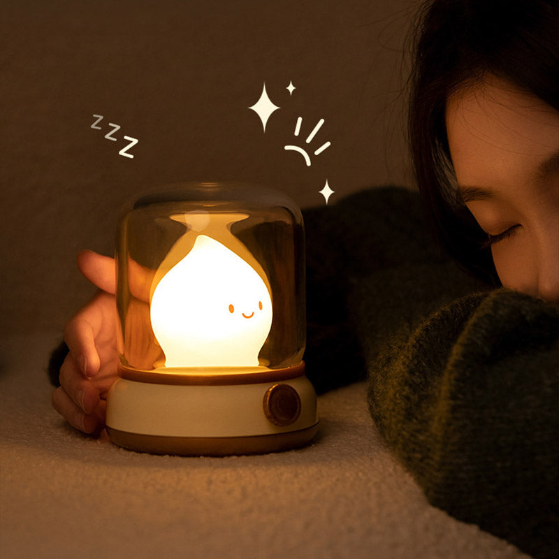Lighteme Retro Small Flame Night Light