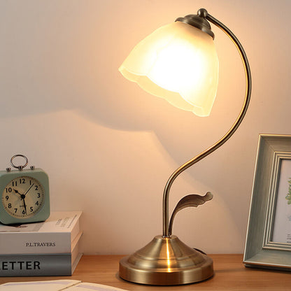 Lampe de table Tiffany rétro en verre Lighteme