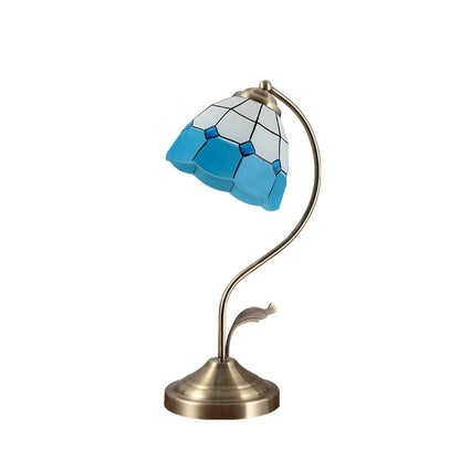 Lampe de table Tiffany rétro en verre Lighteme