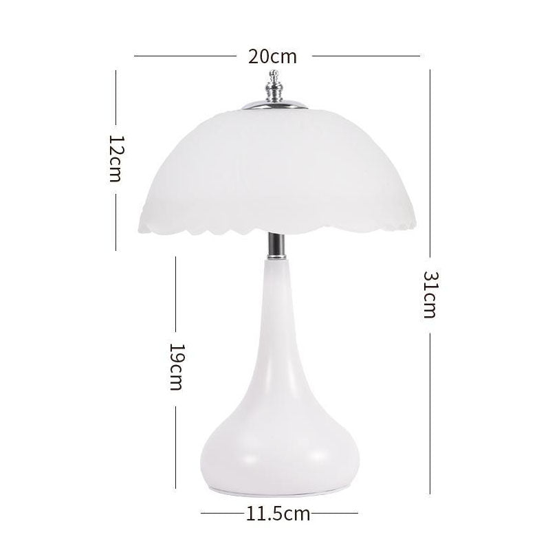 Lampe de table Lighteme style crème romantique