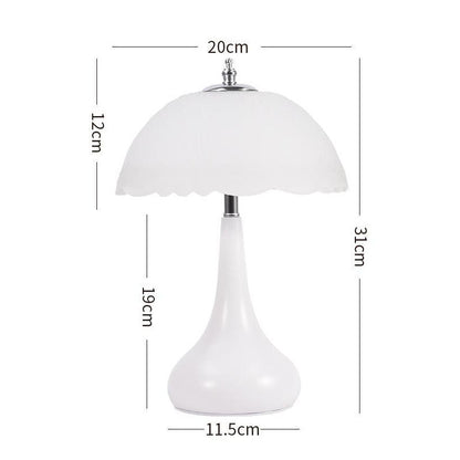 Lampe de table Lighteme style crème romantique