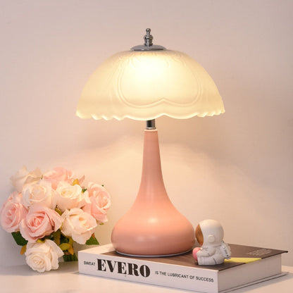 Lampe de table Lighteme style crème romantique