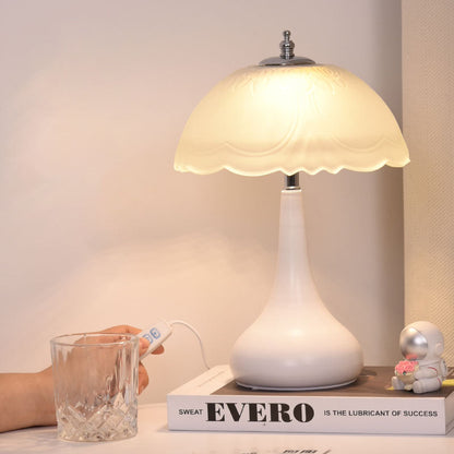 Lampe de table Lighteme style crème romantique