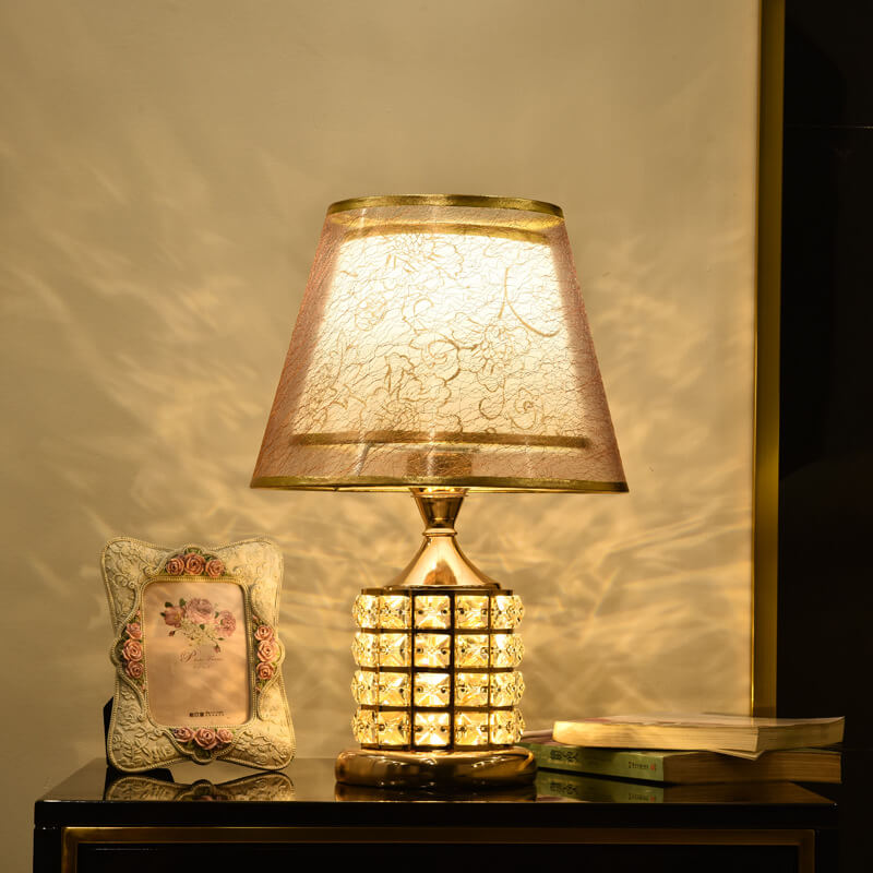 Lampe de table romantique en cristal Lighteme