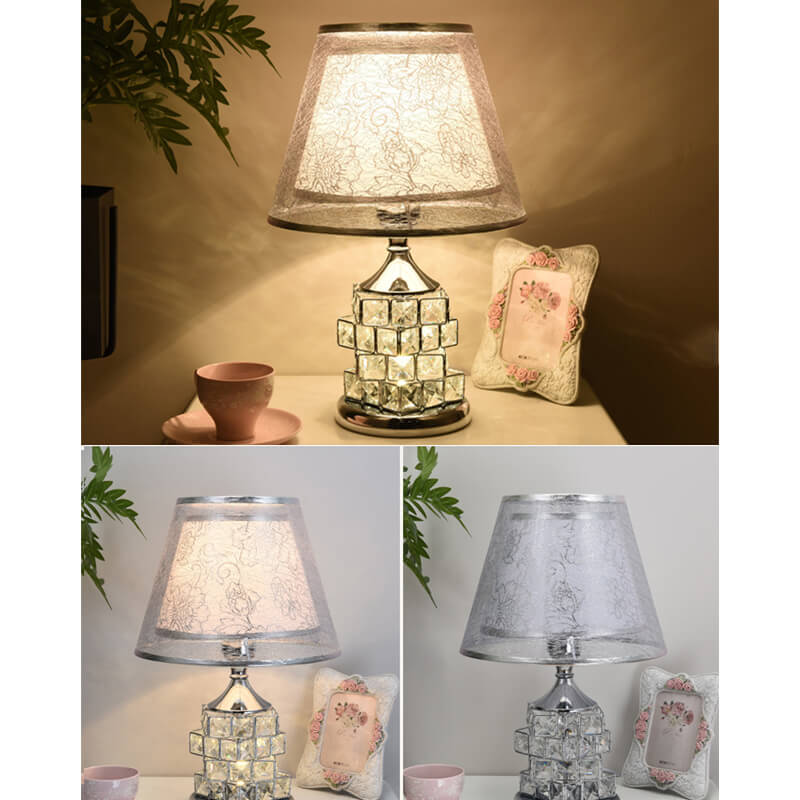 Lampe de table romantique en cristal Lighteme