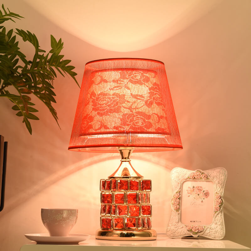 Lampe de table romantique en cristal Lighteme