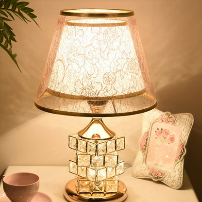 Lampe de table romantique en cristal Lighteme