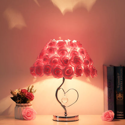 Lighteme Rose Crystal Schreibtischlampe