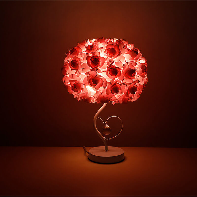 Lighteme Rose Crystal Schreibtischlampe