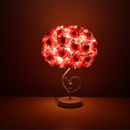 Lighteme Rose Crystal Schreibtischlampe
