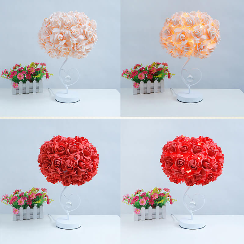 Lighteme Rose Crystal Schreibtischlampe