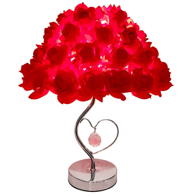Lighteme Rose Crystal Schreibtischlampe