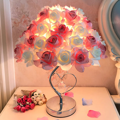 Lighteme Rose Crystal Schreibtischlampe
