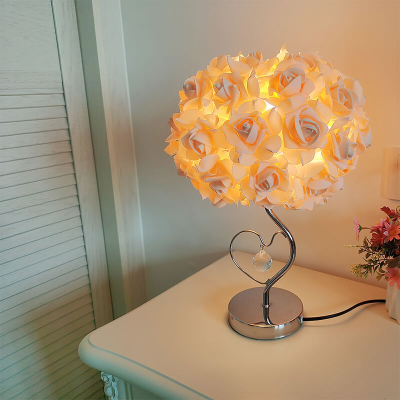 Lighteme Rose Crystal Schreibtischlampe