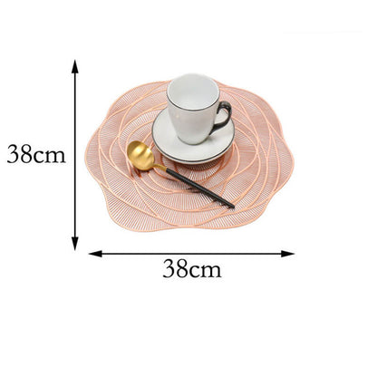Lighteme Rose Shaped Placemat