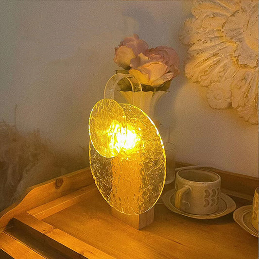 Lampe de nuit rotative Lighteme à ondulations d'eau