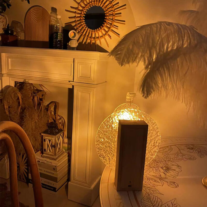 Lighteme Rotating Water Ripple Night Lamp
