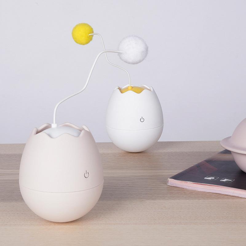 Lighteme Rotating Egg Shell Shape Cat Toy (3 colors)