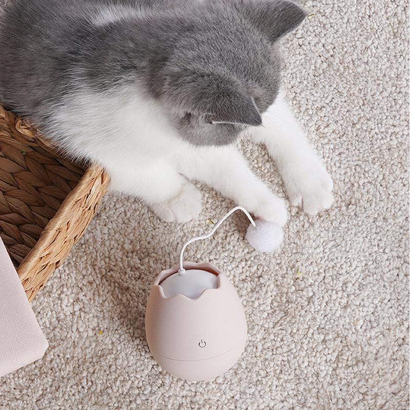 Lighteme Rotating Egg Shell Shape Cat Toy (3 colors)