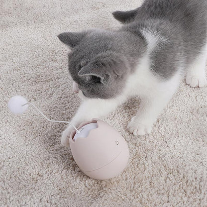 Lighteme Rotating Egg Shell Shape Cat Toy (3 colors)