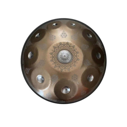Royal Garden Custom Stainless Steel HandPan Drum D Minor Sabye Scale 22 Inch 9/10/12 Notes Mandala Hand Pans For Sale
