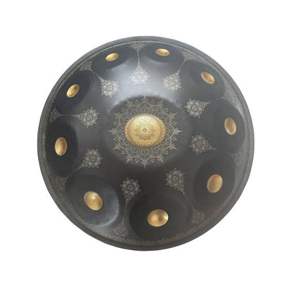 Royal Garden Maßgeschneiderte Handgefertigte Handpan drums aus Nitridstahl, d-Moll Sabye 22 Zoll 9/10/12 Noten