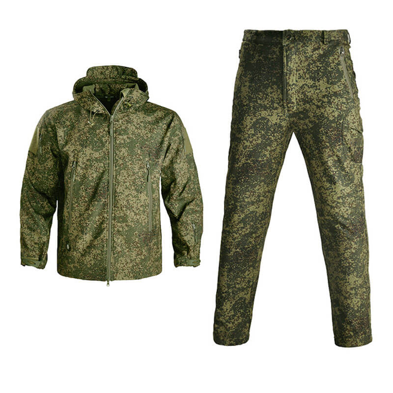Lighteme Men's Softshell Clothing Suit Waterproof Tactical Uniform