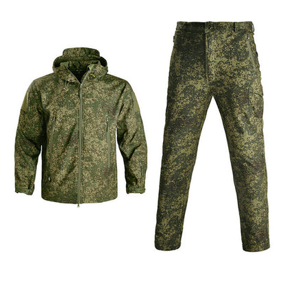 Lighteme Men's Softshell Clothing Suit Waterproof Tactical Uniform