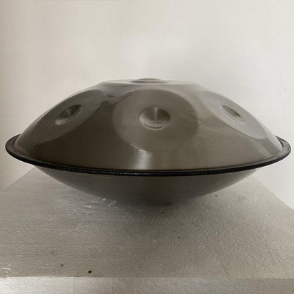 MiSoundofNature Custom Handpan Drum 22 Inch 10 Notes F3 Equinox/Integral Scale Stainless Steel/Nitrided Steel Percussion Instrument