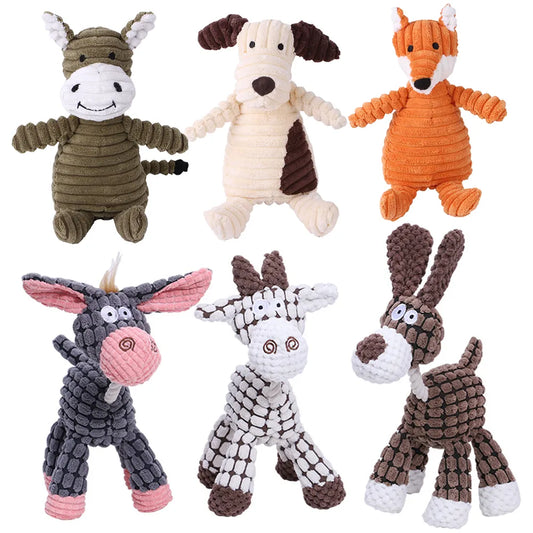 Lighteme Durable Corduroy Chew Toy for Dogs