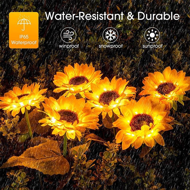 Lighteme Solar-Sonnenblumenlichter machen Ihren Garten attraktiver