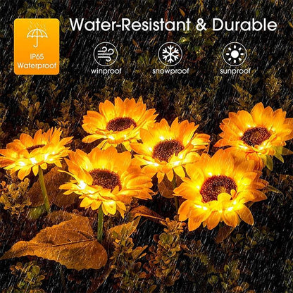 Lighteme Solar-Sonnenblumenlichter machen Ihren Garten attraktiver