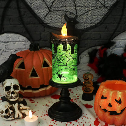 Lighteme Grand glitzernde Halloween-LED-Kerzen 