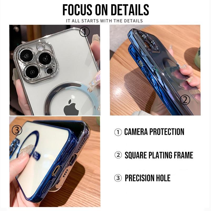 Coque iPhone Lighteme 1+1 GRATUITE avec chargement magnétique