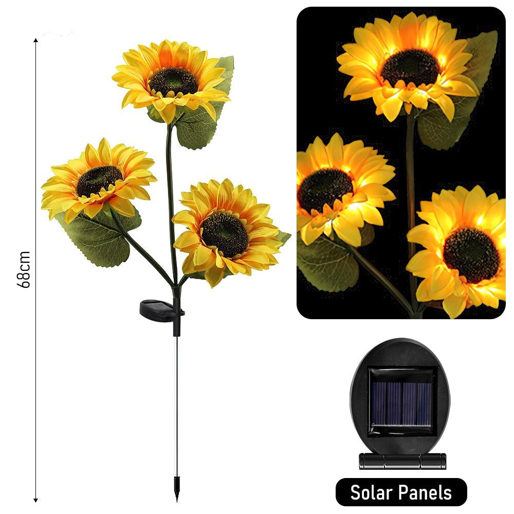 Lighteme Solar-Sonnenblumenlichter machen Ihren Garten attraktiver