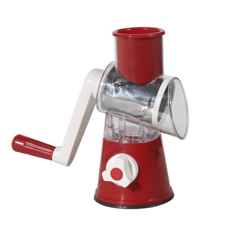 Multifunktionaler Lebensmittelschneider mit Handkurbel von Lighteme – schnell und effektiv in der Küche!