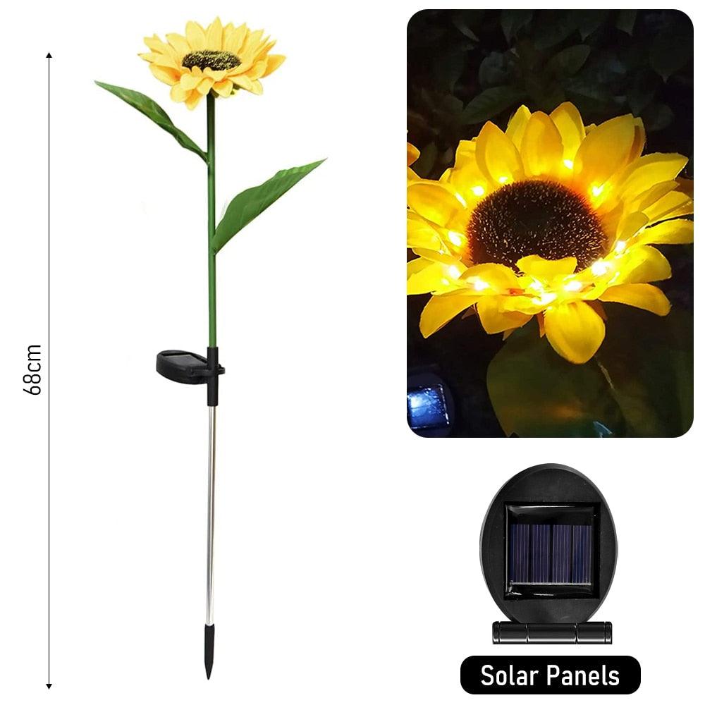 Lighteme Solar-Sonnenblumenlichter machen Ihren Garten attraktiver