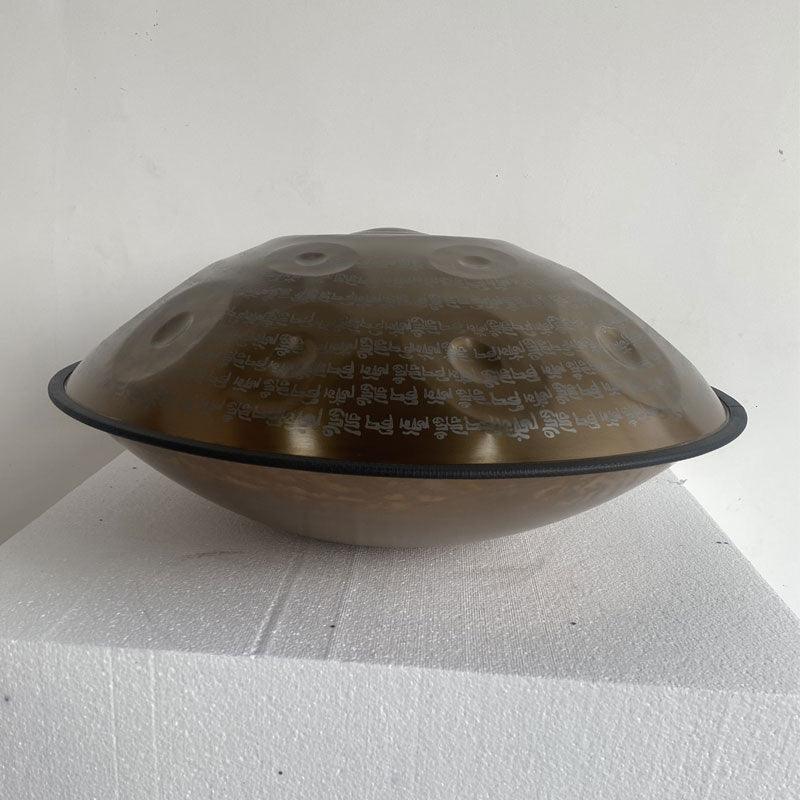 Sanskrit Maßgeschneiderte Handpan drums aus Edelstahl/Nitridstahl, D-Moll Hijaz 22 Zoll 9/10/12 Noten Hang Hand Pan