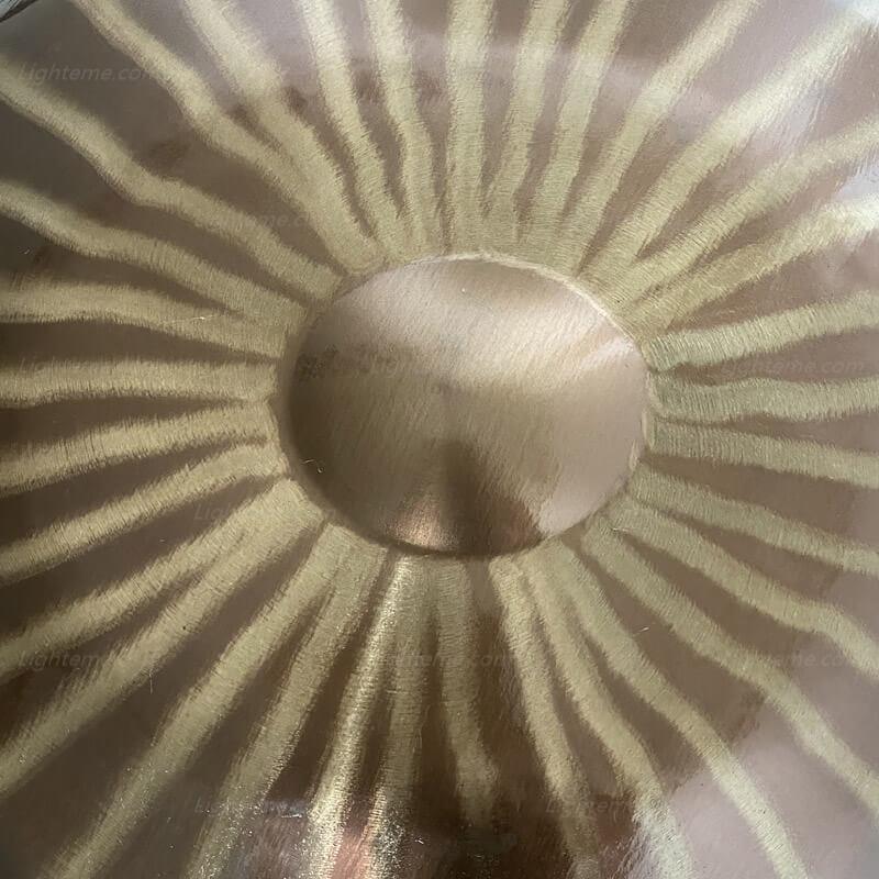 Sun God D Minor Amara Scale 22 Inch 9 Notes Stainless Steel Handpan Drum
