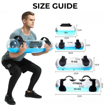 Tragbarer, wassergefüllter Power Bag von Lighteme für Krafttraining und Stabilitätsfitness