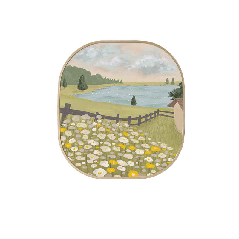 Lighteme Pastoral Home Canvas Art Painting