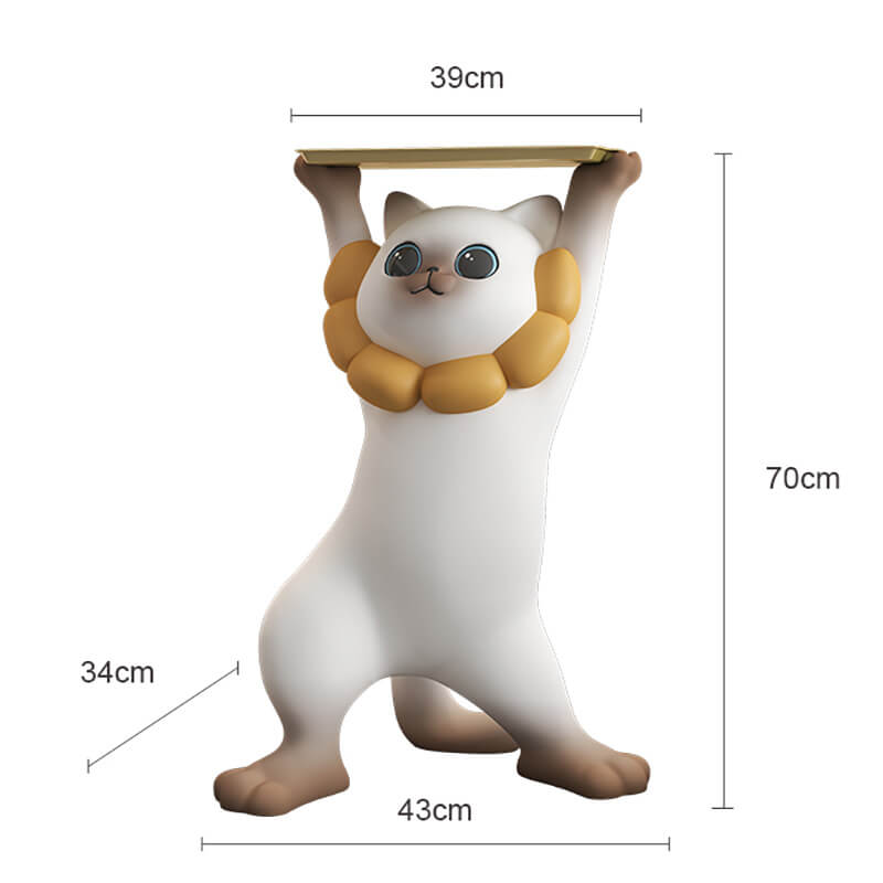 Lighteme Cat Resin Storage Ornament